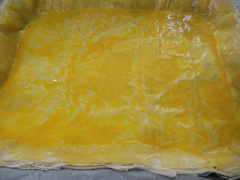 Spanakopita, placinta sarata cu spanac si branza