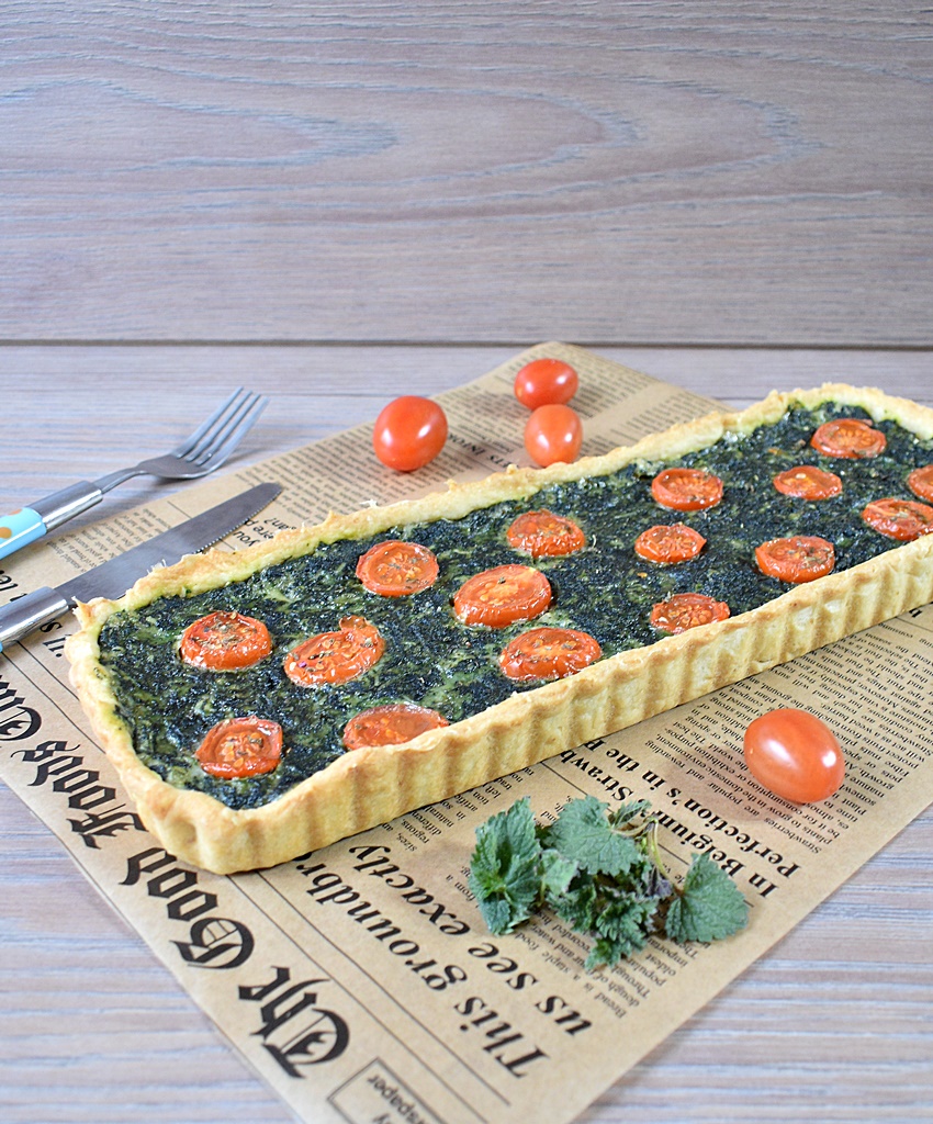 Tarta cu urzici - Reteta gustoasa de post